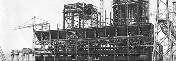 1977 - Santral inşaatı